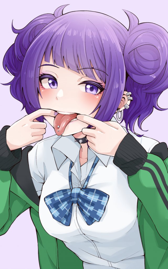 【二次】ピアスをしてる女の子の画像